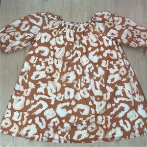 Elizabeth and James On or Off Shoulder All Cotton Dress